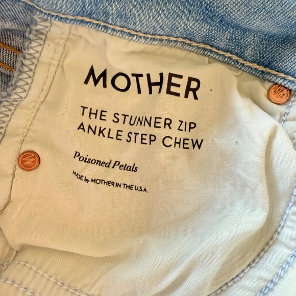 Mother The Stunner Zip Ankle Step Chew in Poisoned Petals (Size 27) - Picture 8 of 9